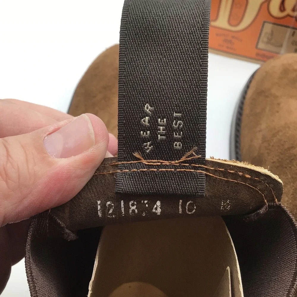 RRL Double RL Ralph Lauren Congress Chelsea Boots Brown USA Mens Size 10‎ NEW